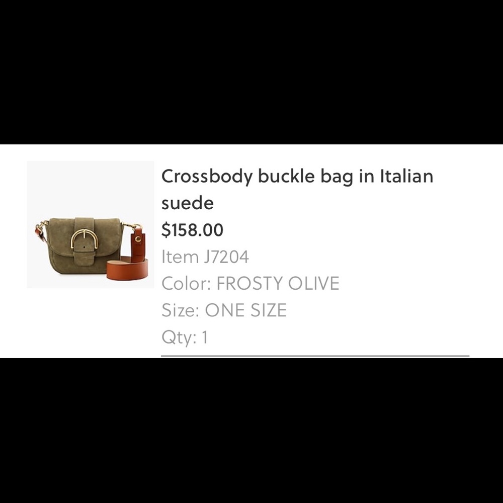 Brand new never used J.Crew crossbody bag